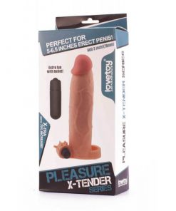 Prelungitor Penis Pleasure X Tender Vibrating Penis Sleeve 6 jucarii sex