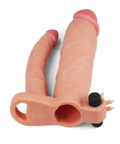 Prelungitor Penis Vibratii Double Penis Sleeve