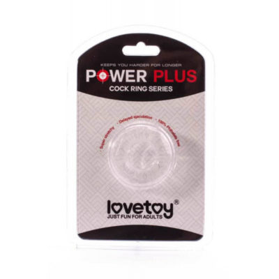Inel penis Transparent Power Plus