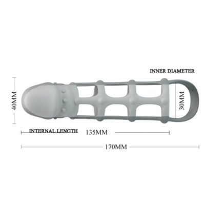 Manson penis With Ball Strap White