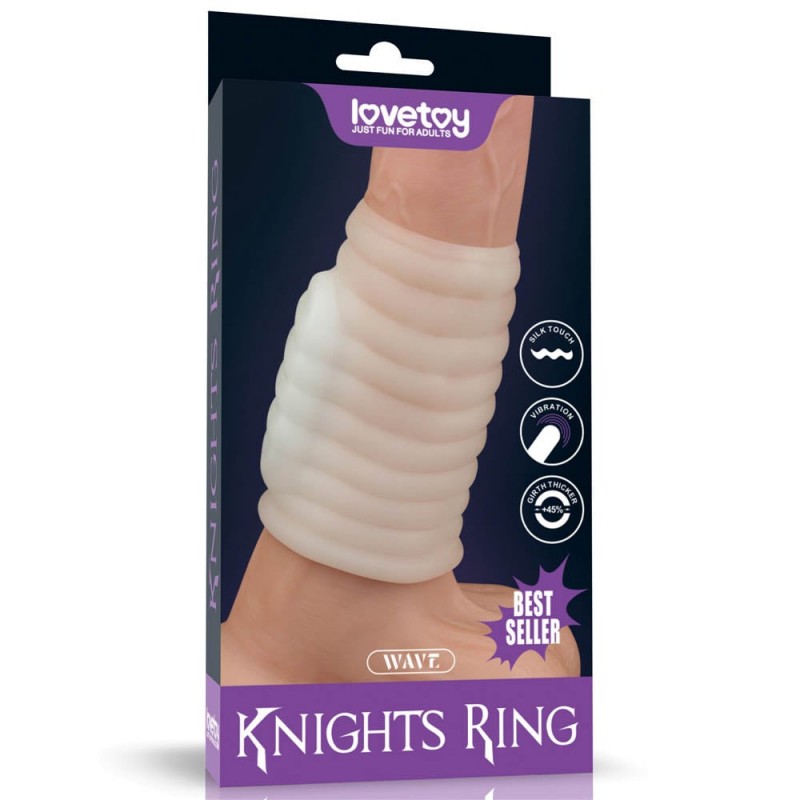 Inel pentru Penis cu Vibratii Spiral Knights 1 Inel pentru Penis cu Vibratii