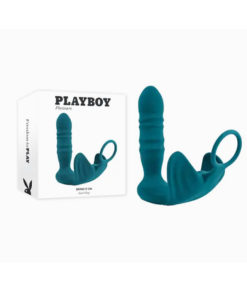 Inel Penis cu Buttplug si Vibratii 15 cm