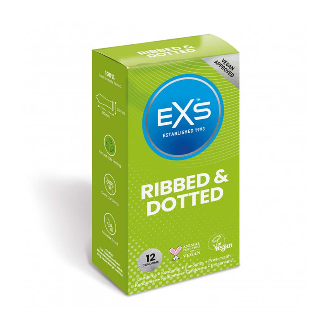 Prezervative EXS 3 in 1 cu Nervuri si Puncte 1 Prezervative EXS 3 in 1 cu Nervuri si Puncte
