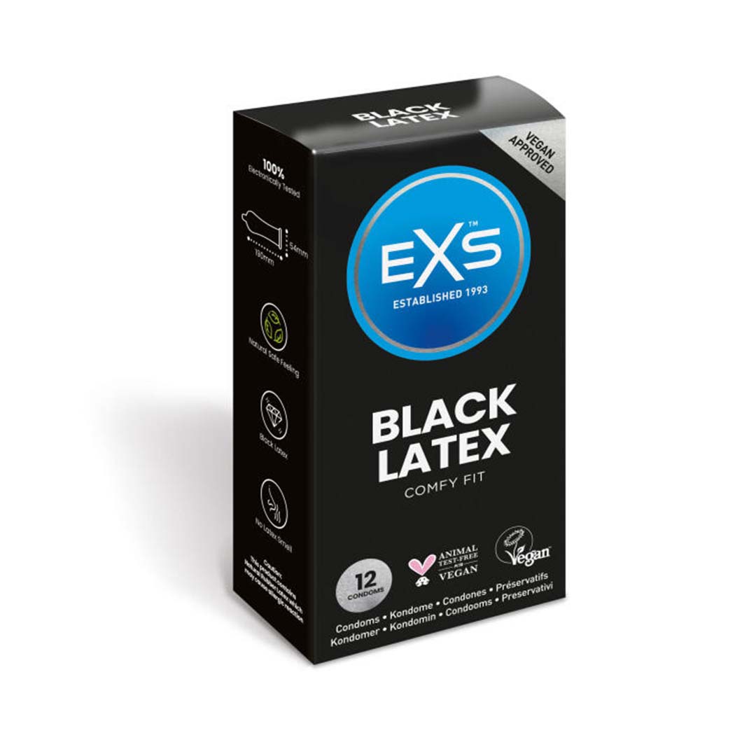 Prezervative EXS Latex Negru 1 Prezervative EXS Latex Negru