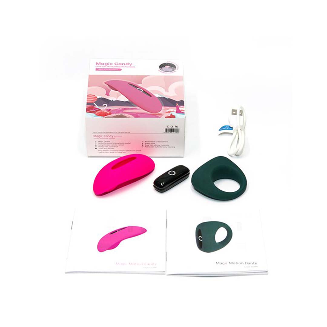 Vibratoare Cuplu Magic Candy si Dante Kit II 3 Vibratoare Cuplu Magic Candy & Dante Kit II
