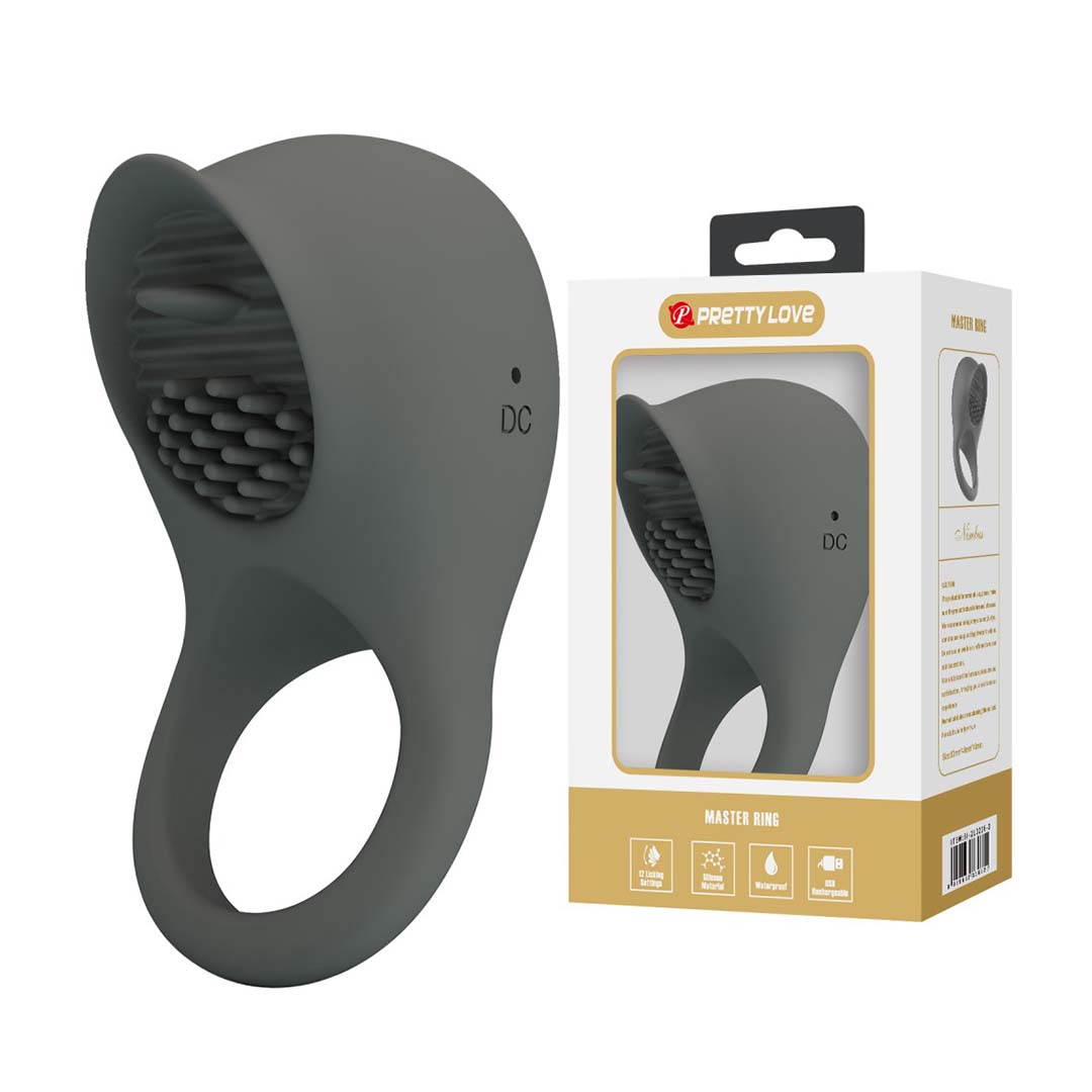 Inel Penis cu Vibratii Master Ring V 2 Inel Penis cu Vibratii Master Ring V