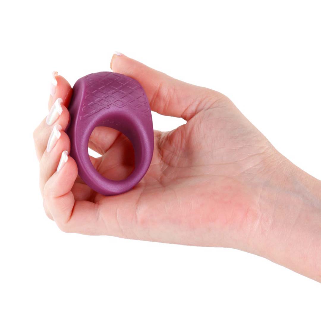 Inel Vibrator Seduction Levi Metallic Burgundy 3 Inel Vibrator Seduction Levi Metallic Burgundy