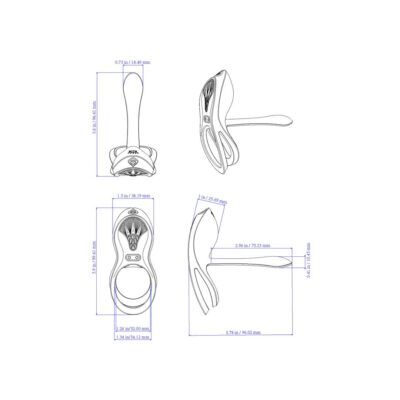 Inel vibrator Zalo Bayek dimensiuni