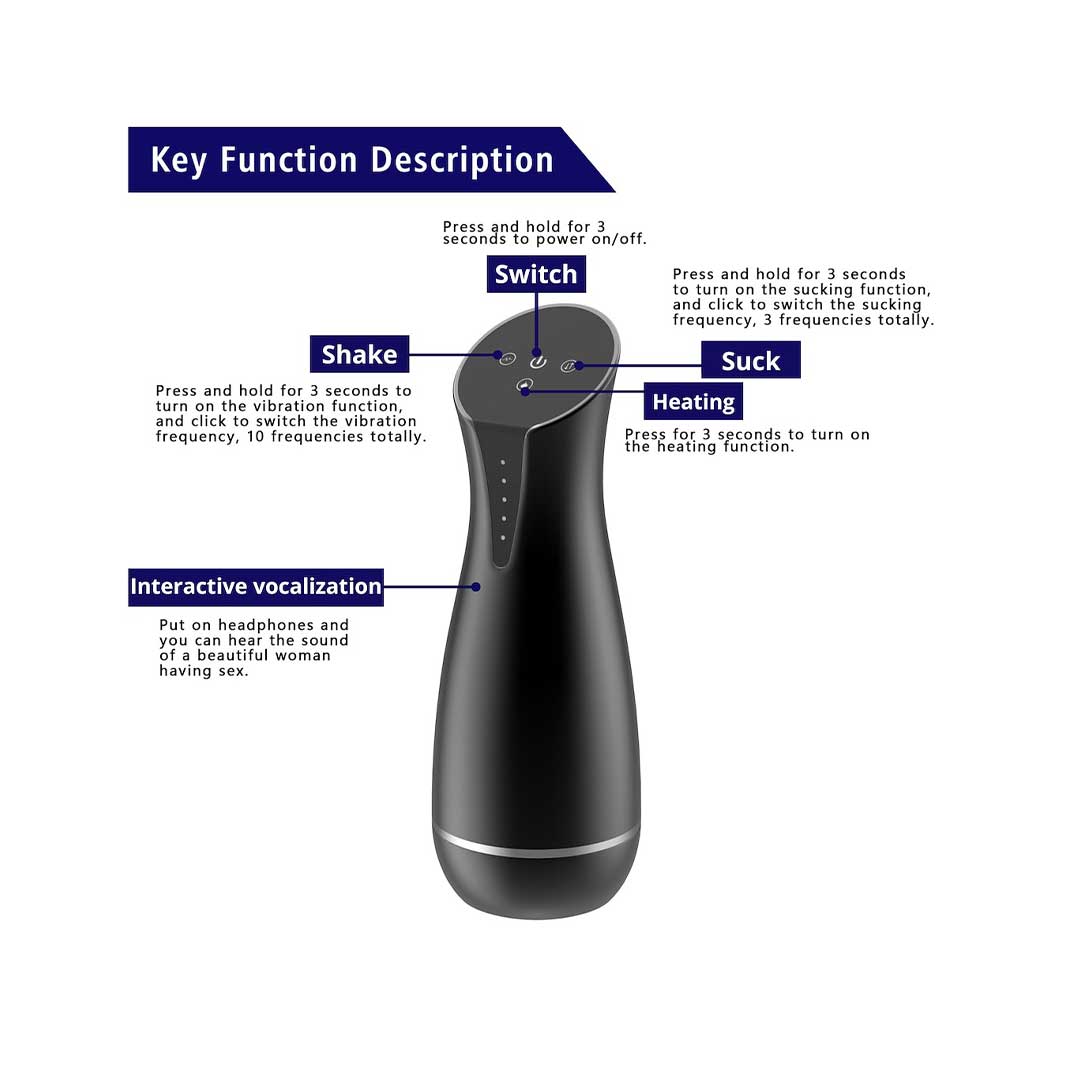 Masturbator Vacuum Men's Play B6 7 Masturbator Vacuum Men's Play B6 - imagine 7