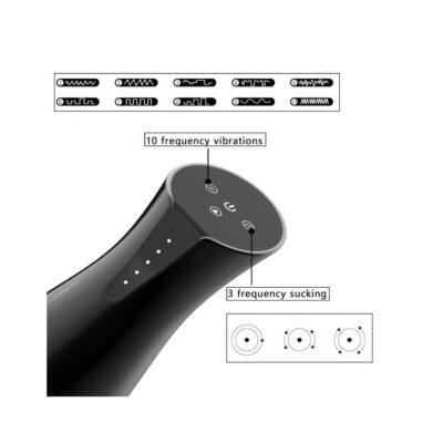 Masturbator Vacuum Men's Play B6 12 Masturbator Vacuum Mens Play B6 moduri de vibratie