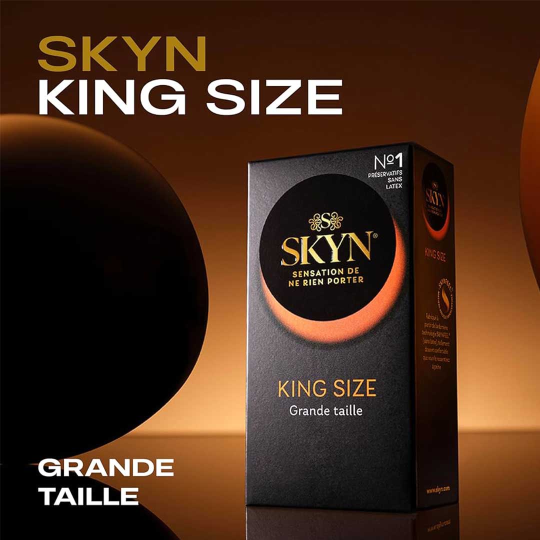 Set 10 prezervative Skyn non-latex Large 2 Set 10 prezervative Skyn non-latex Large - imagine 2