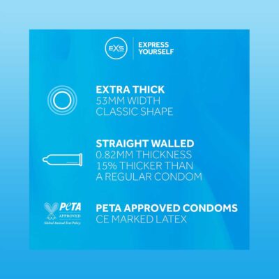 Set 12 Prezervative EXS Extra Thick promo