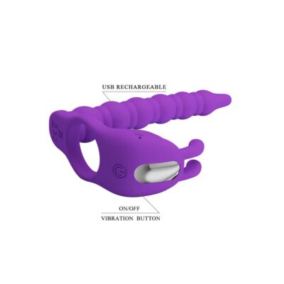 Inel Penis Pretty Love Blackney Purple lateral Inel Penis Pretty Love Blackney Purple lateral