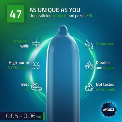 Prezervative My Size Pro 47mm caracteristici