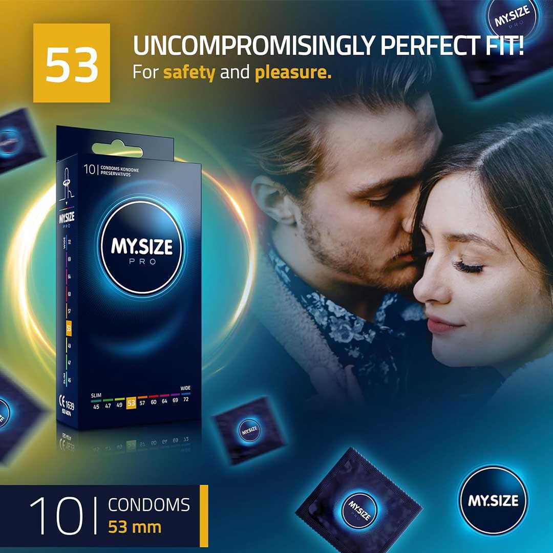 Prezervative My Size Pro 53mm (10 buc) 2 Prezervative My Size Pro 53mm (10 buc) alt