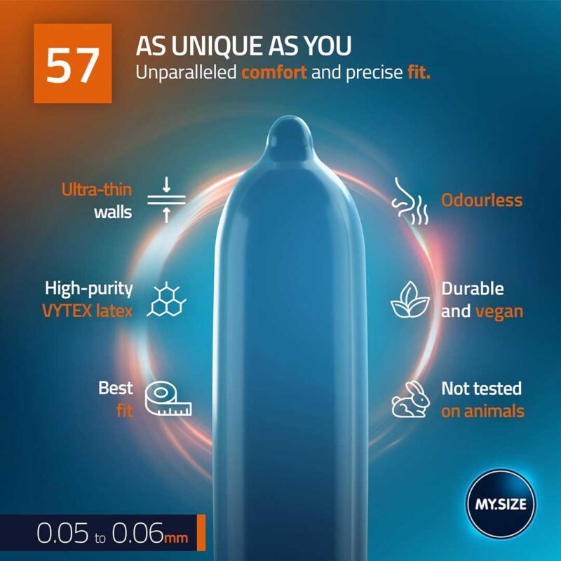 Prezervative My Size Pro 57mm (10 buc) caracteristici