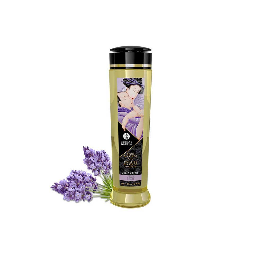Ulei de masaj Shunga Lavander 240ml 2 Ulei de masaj Shunga Lavander 240ml alt