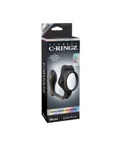 Inel Penis cu Buttplug Rock Hard Ass-Gasm
