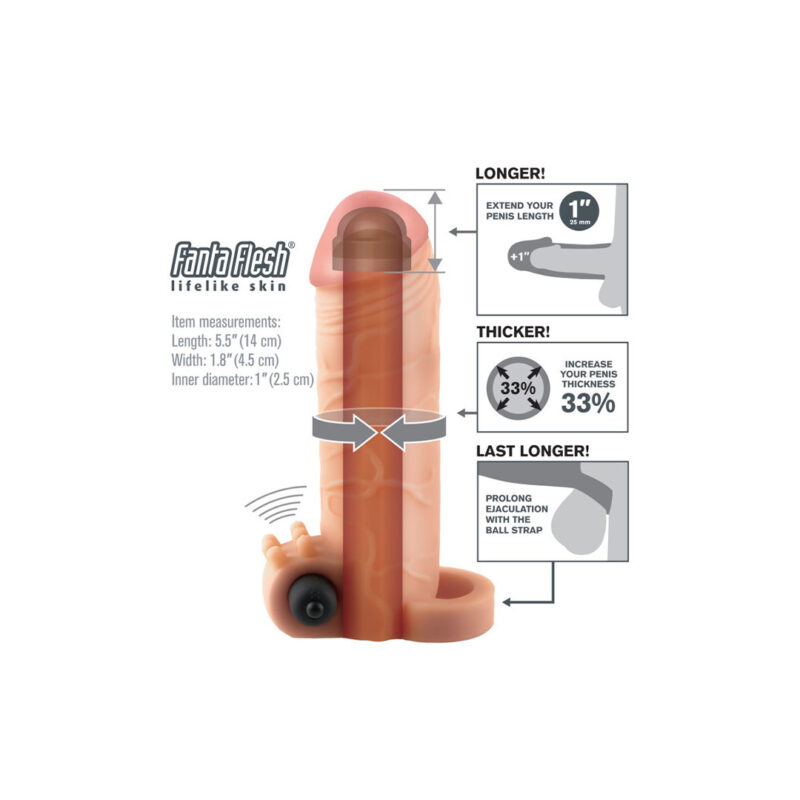 Manson Vibrating Real Feel 1inch Extension Light