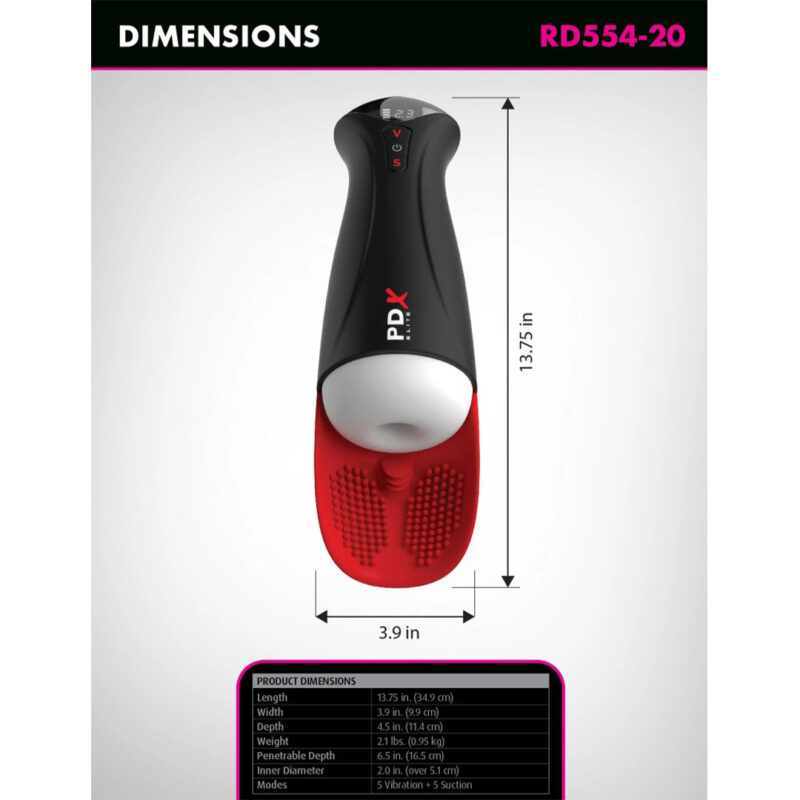 Masturbator PDX Elite Fap-O-Matic Pro XL