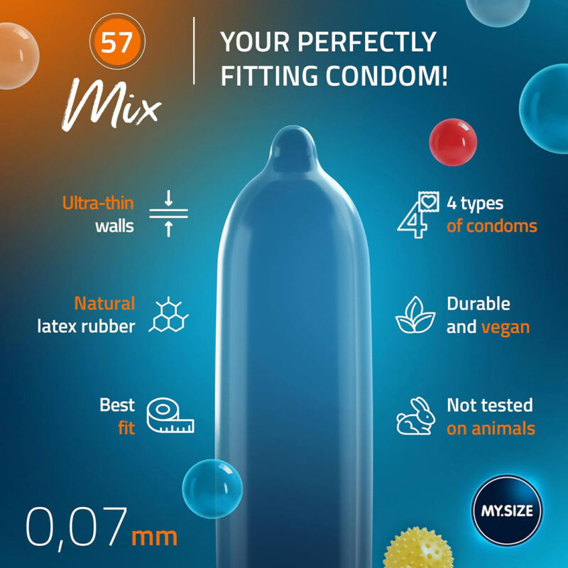 Set 28 Prezervative My Size Mix 57mm