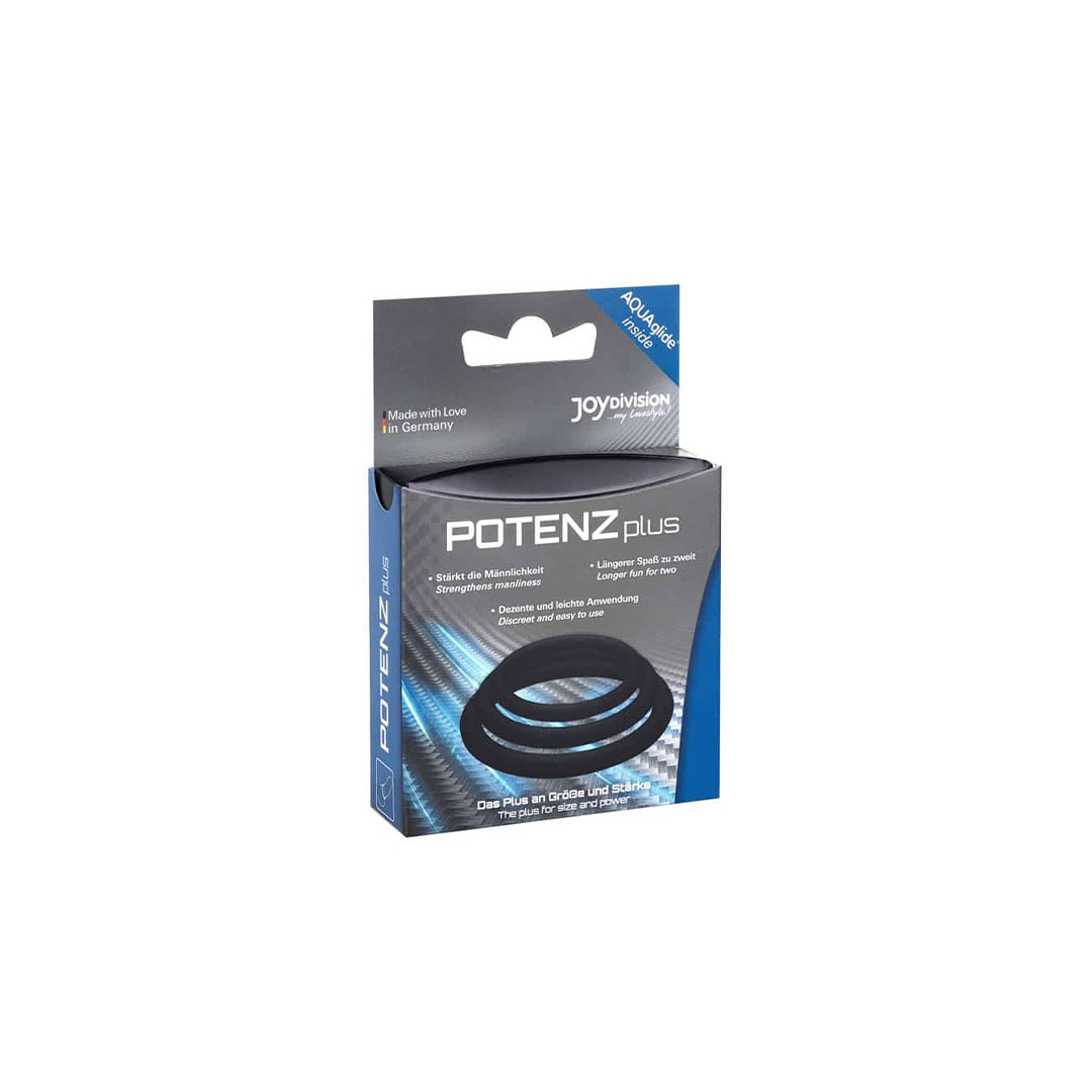 Set Inele Penis POTENZplus Black 1 Set Inele Penis POTENZplus Black