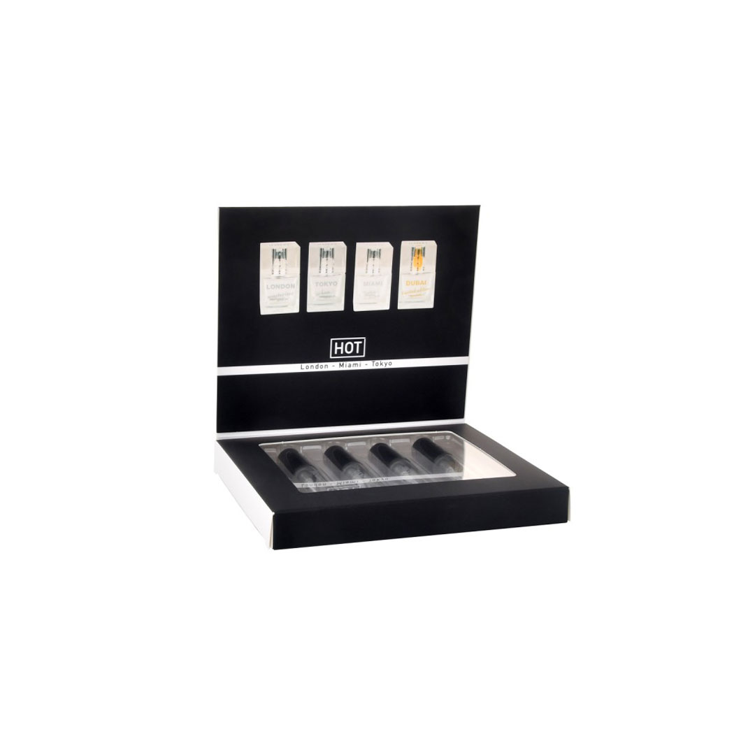 Set tester Hot Pheromone Box LMTD 4x5ml 3 Set tester Hot Pheromone Box LMTD 4x5ml