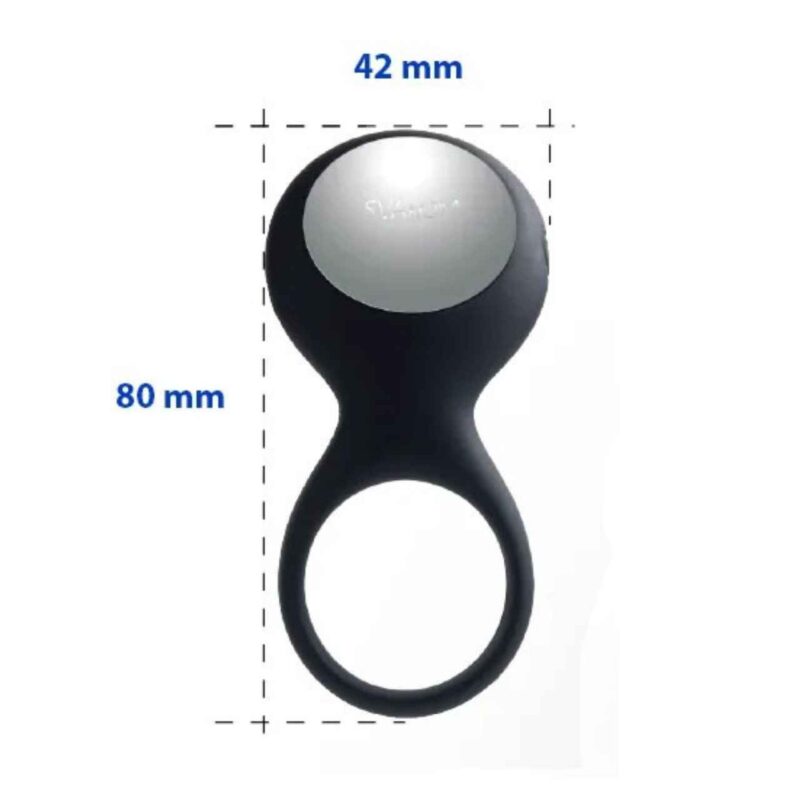 Inel Penis cu Vibratii Negru Svakom 3 Inel Penis cu Vibratii Negru Svakom